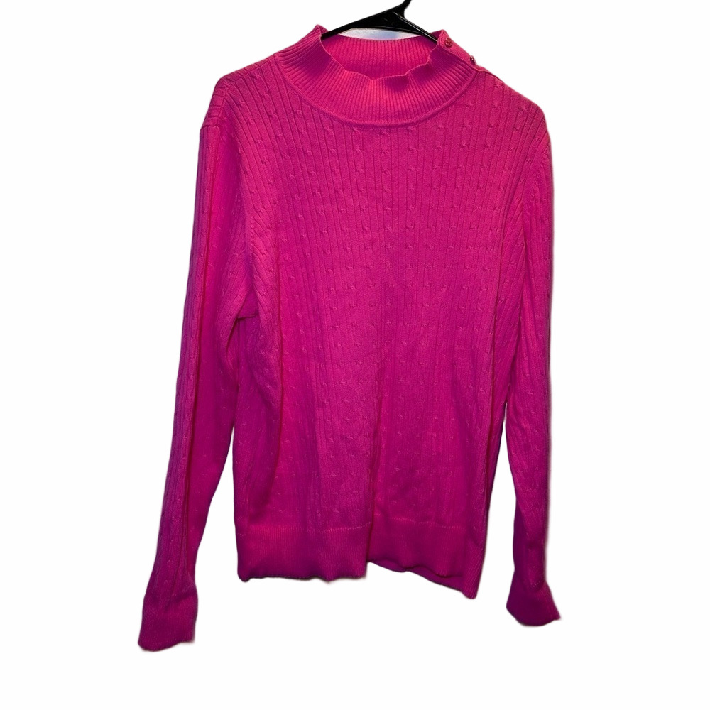 Kim Rogers Women's Pink Sweater Size XLarge